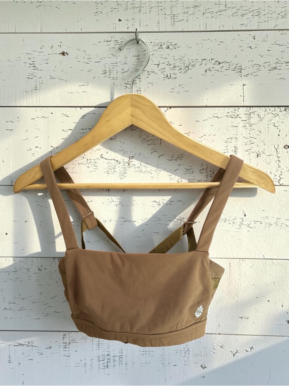 FP Movement by Free People Taupe Strappy Bralette
